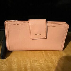Fossil Pink Wallet, New With Tags